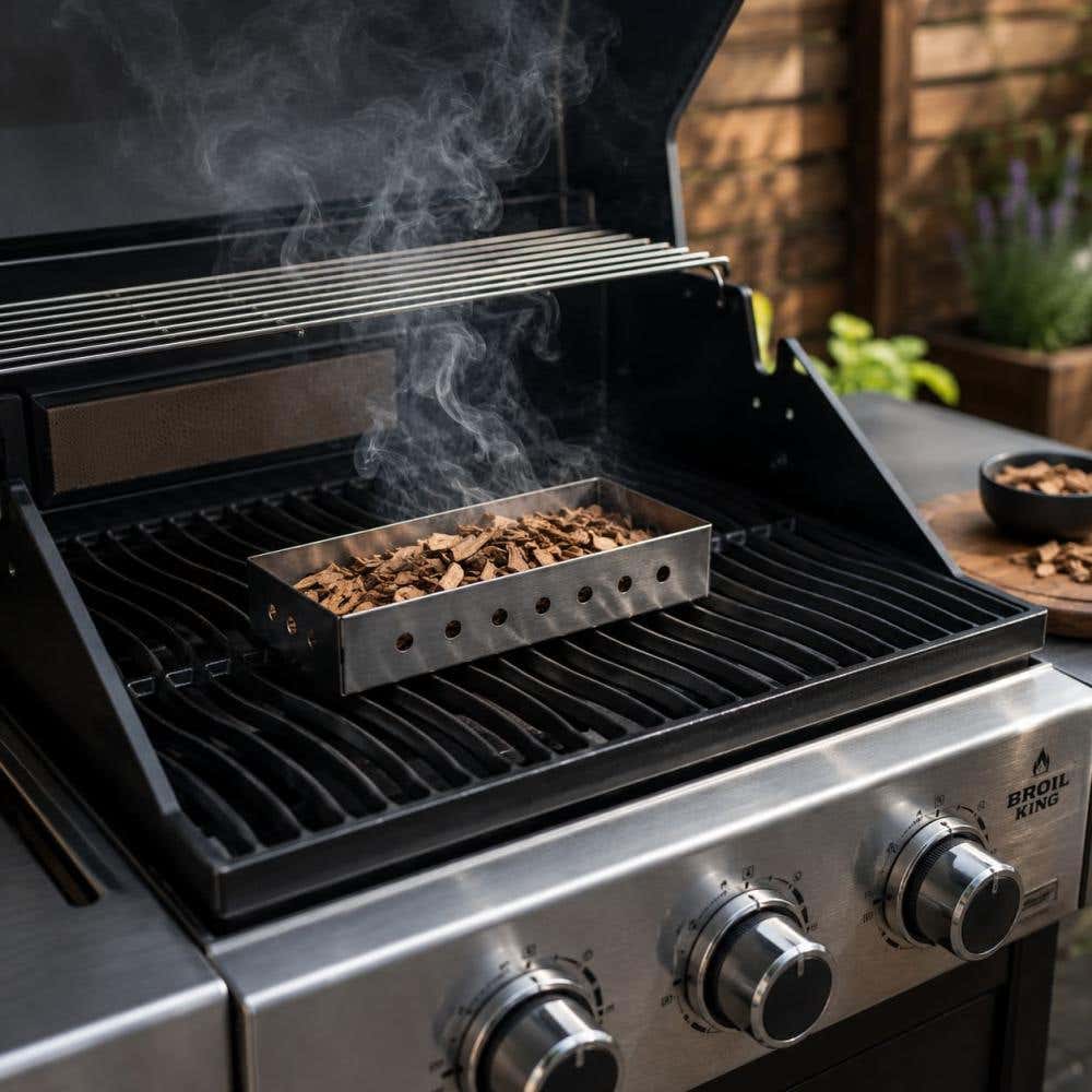 smokerbox gebruiken op gas BBQ