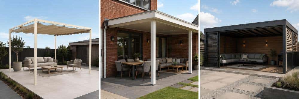 verschil tussen pergola veranda en overkapping