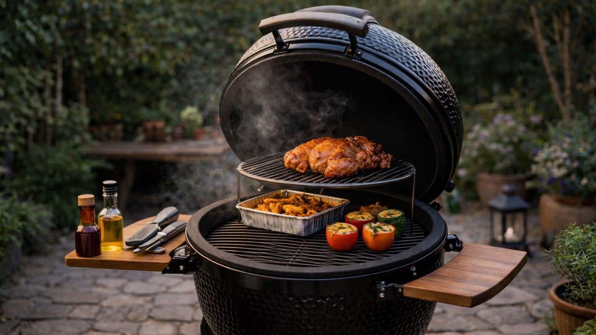 kamado-direct-indirect-grillen - 1