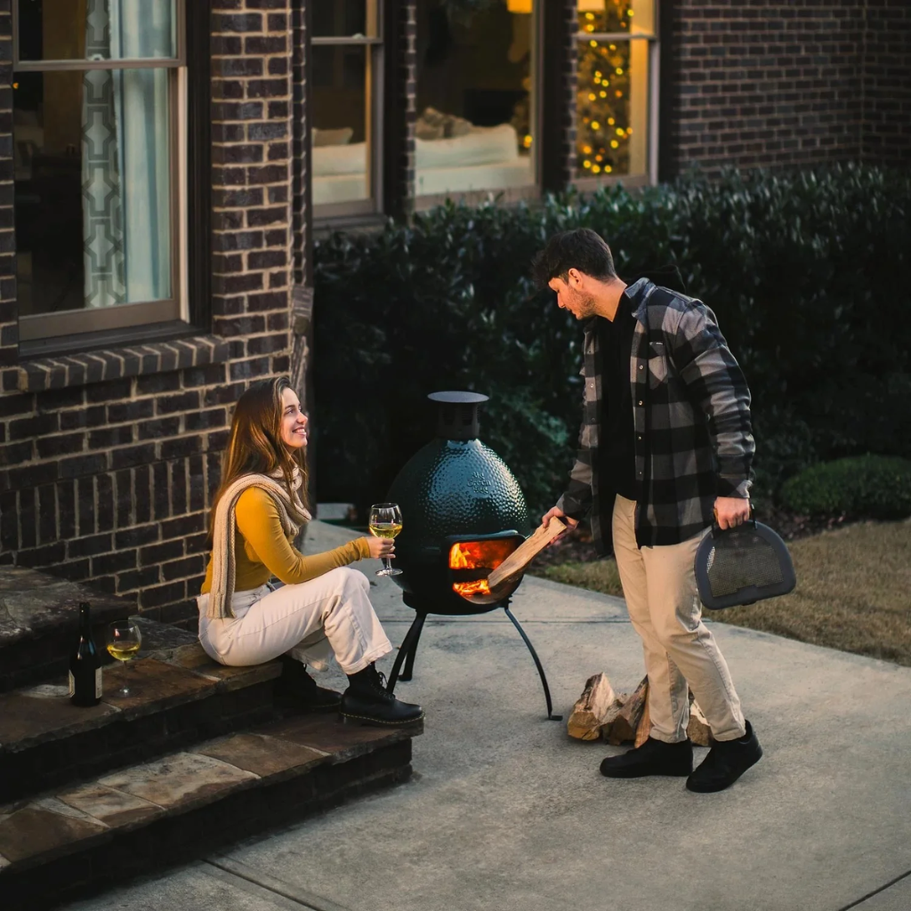 Big Green Egg Chiminea