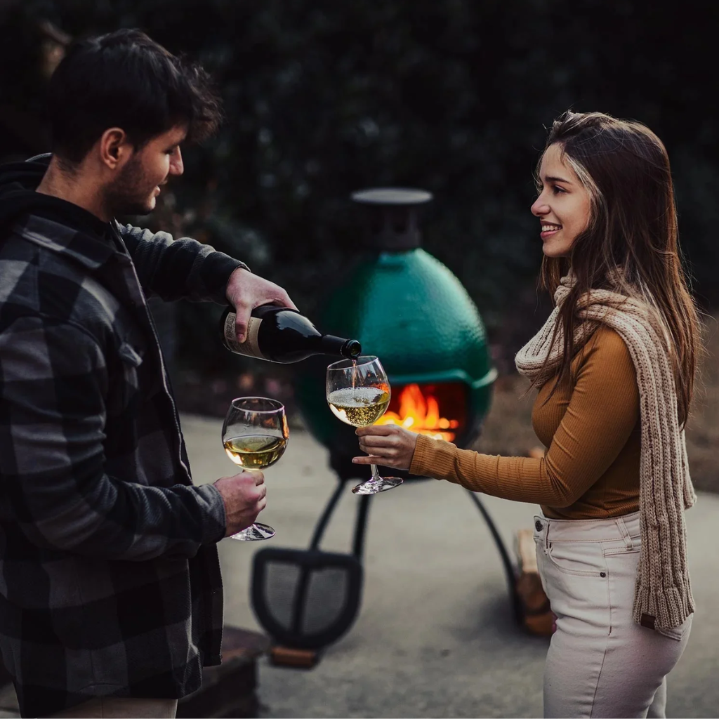 Big Green Egg Chiminea