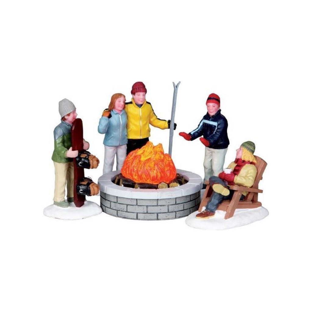 Lemax Fire Pit set van 5