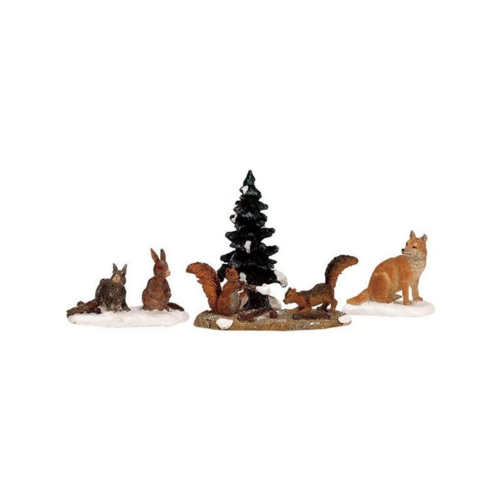 Lemax Woodland Animals set van 4