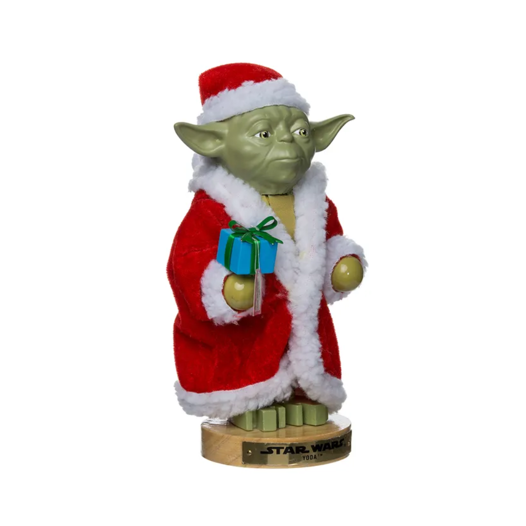 Kurt Adler Yoda In Santa Robe Nutcracker