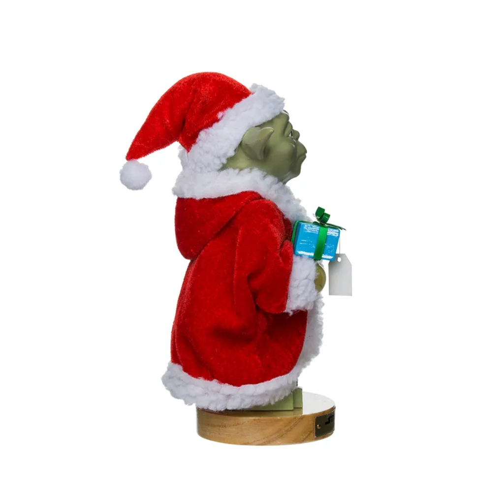 Kurt Adler Yoda In Santa Robe Nutcracker