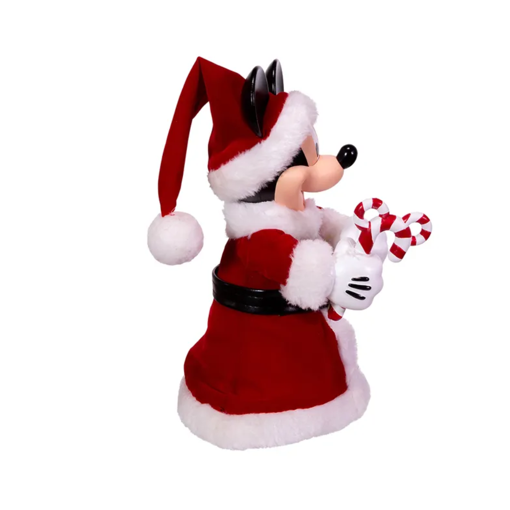 Kurt Adler Piek Mickey met Beweegbare Armen Rood 25 cm