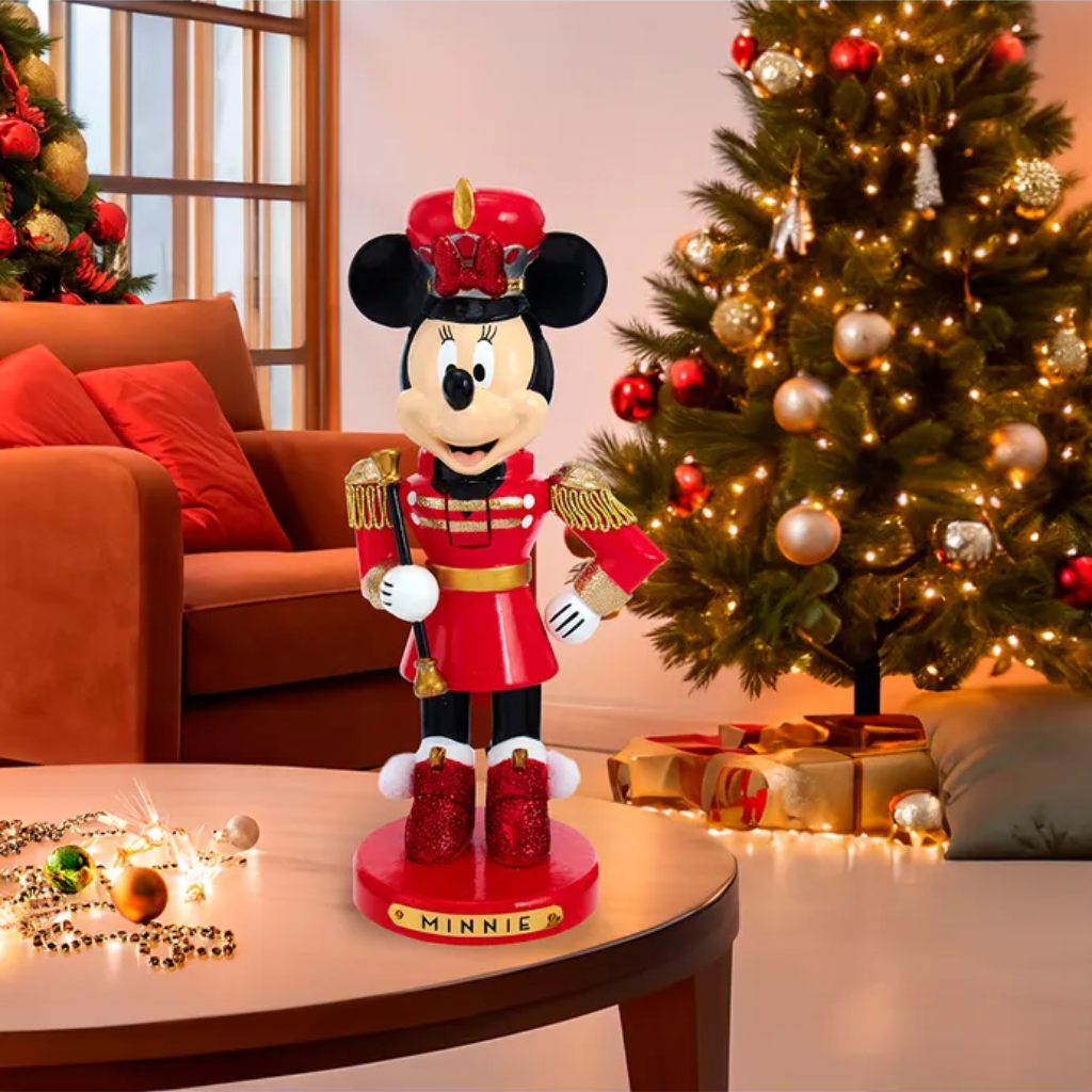Kurt Adler Notenkraker Mickey Marching Band Rood 10.16 x 10.16 x 25.4 cm