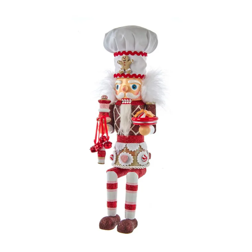 Kurt Adler Holly Wood Nutcracker Gingerbread