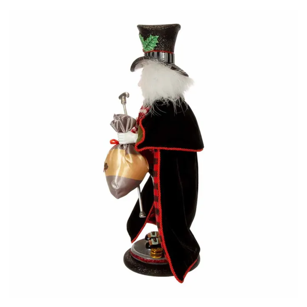 Kurt Adler Holly Wood Scrooge Nutcracker