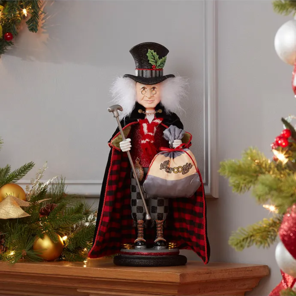 Kurt Adler Holly Wood Scrooge Nutcracker