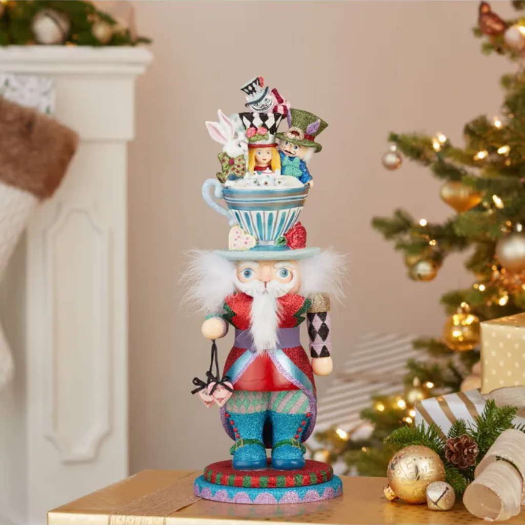 Kurt Adler Kerstornament Holly Wood Alice Characters Multicolor