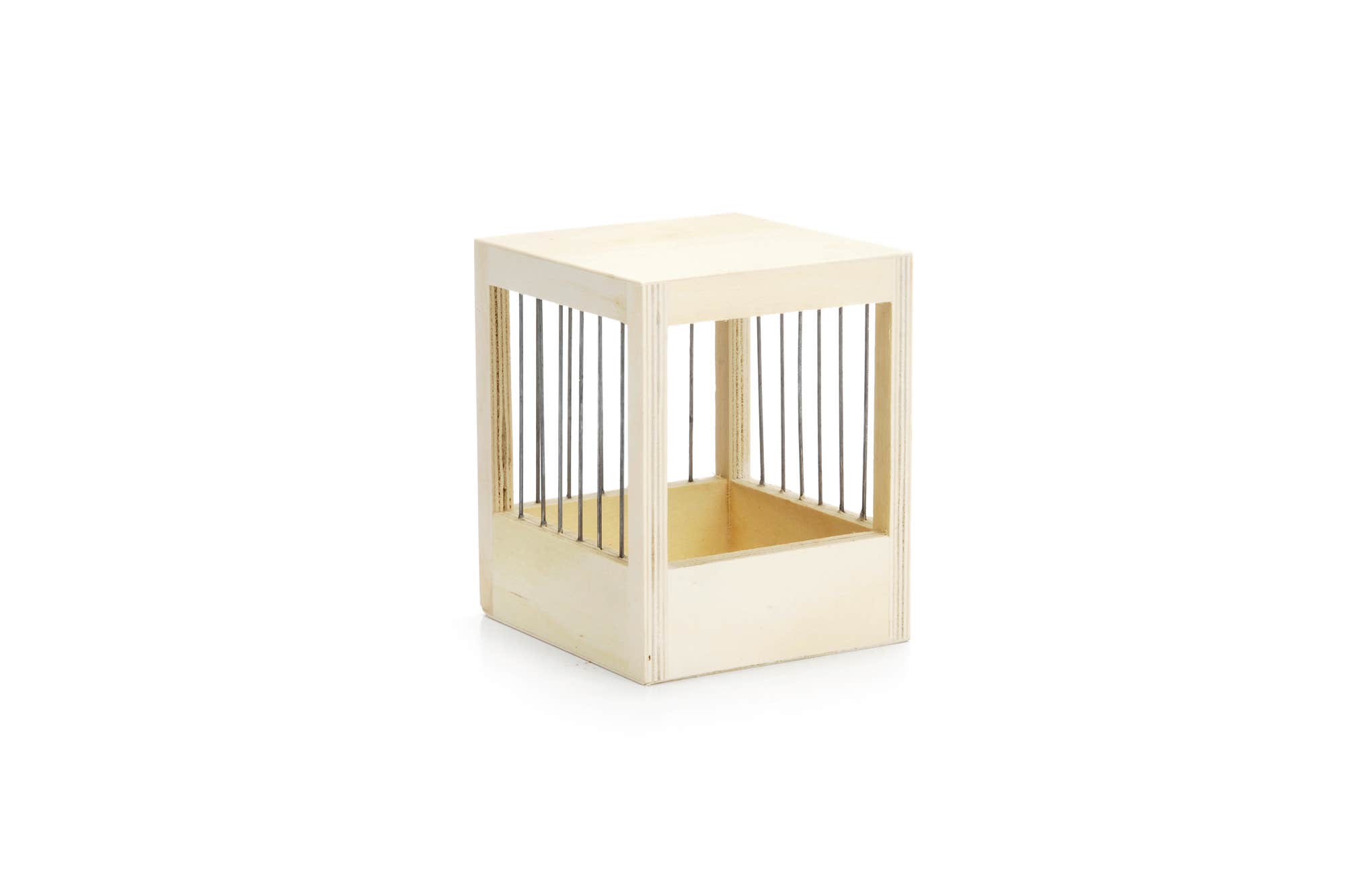 Broedkastje Hout Gespijld Kanaries Klein