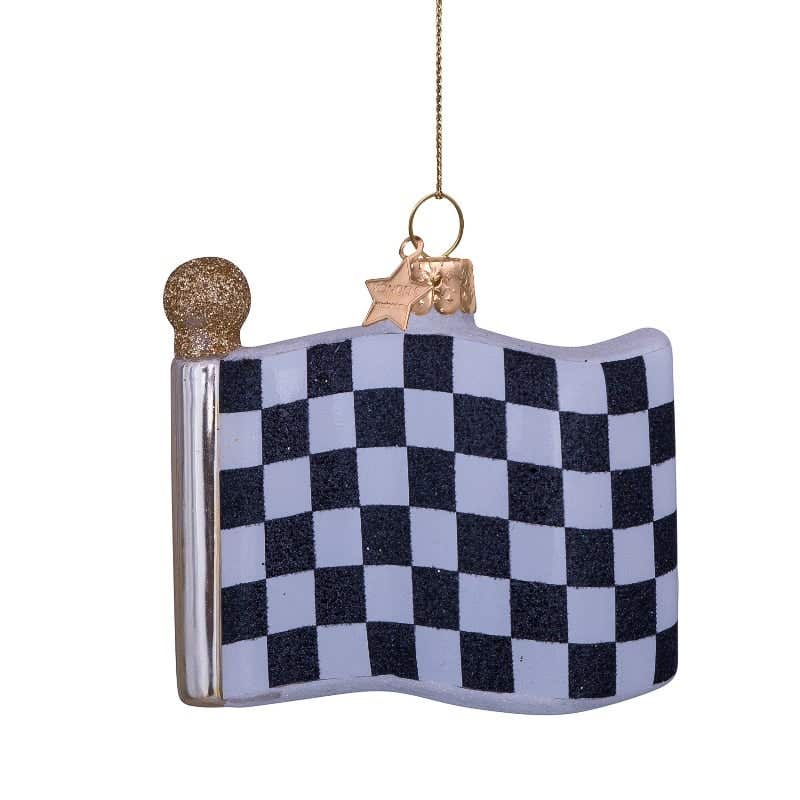 Vondels Kersthanger finish vlag 7 cm