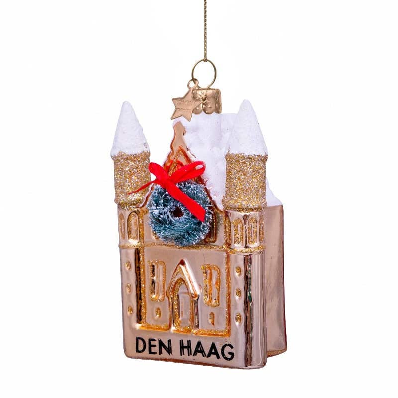 Vondels Kersthanger Ridderzaal Den Haag goud 10 cm