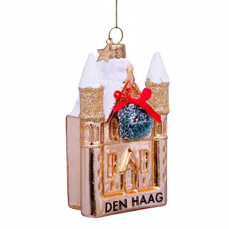Vondels Kersthanger Ridderzaal Den Haag goud 10 cm