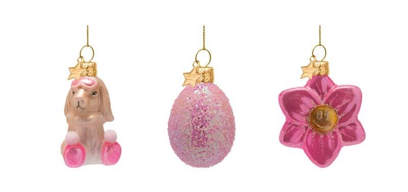 Vondels Paashanger set konijn, ei en bloem 3 stuks