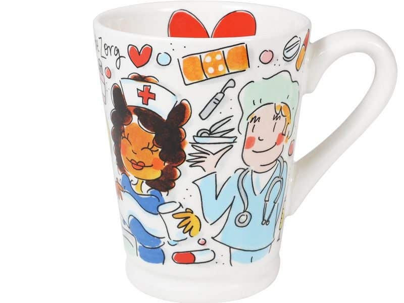 Blond Amsterdam Mok XL Mazagran Hart voor de Zorg 0.5 L