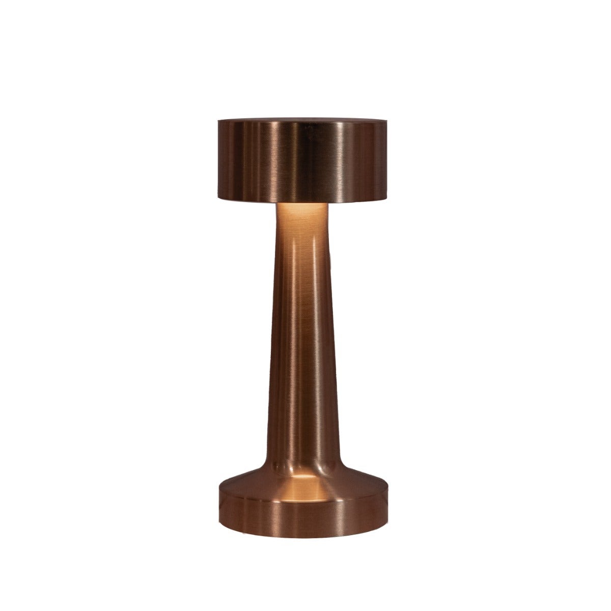 Draadloze Tafellamp Koper Dimbaar LED 21 x 9