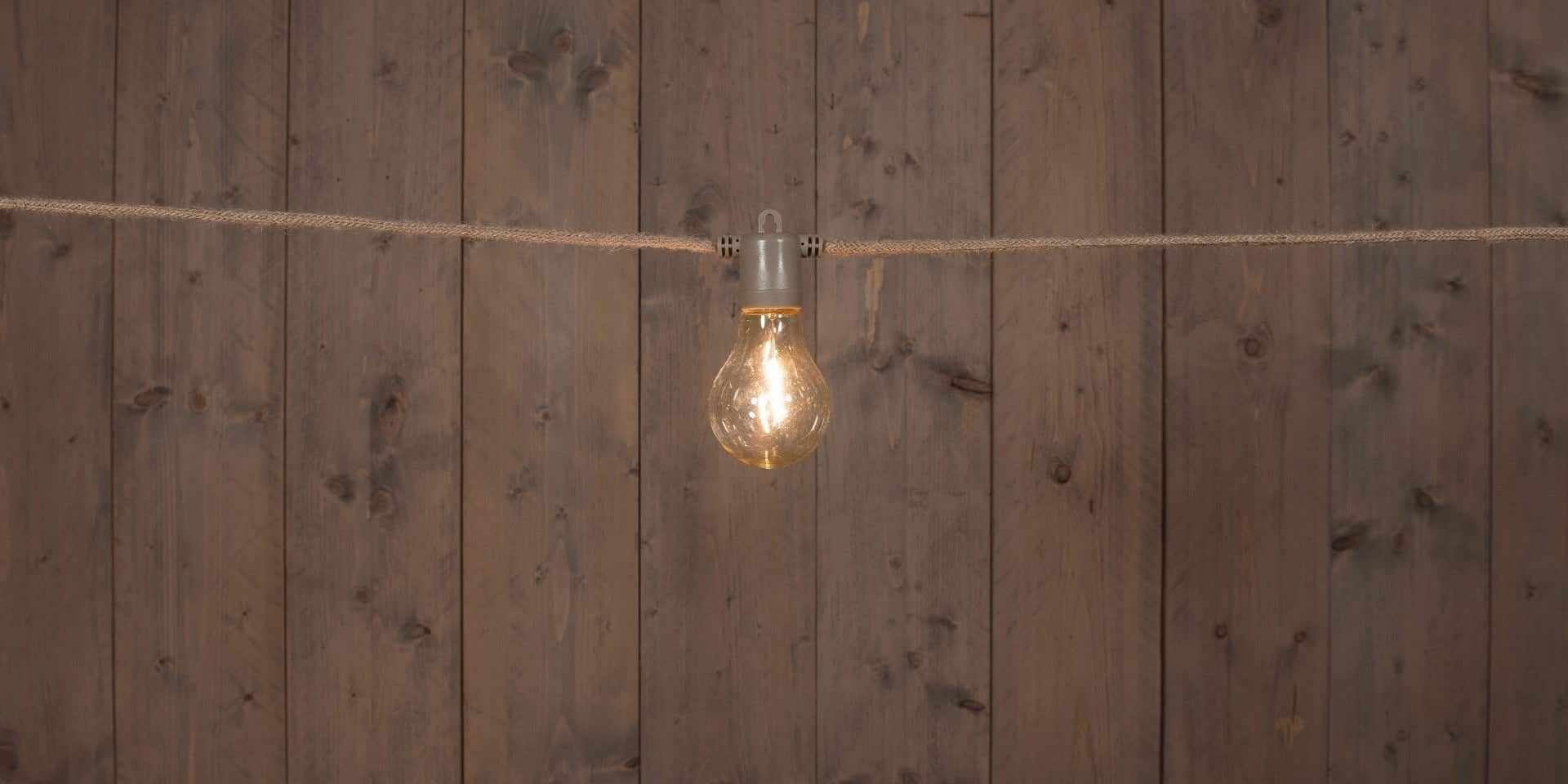 Anna's Collection feestverlichting zand 10 lampjes klassiek warm 10 m