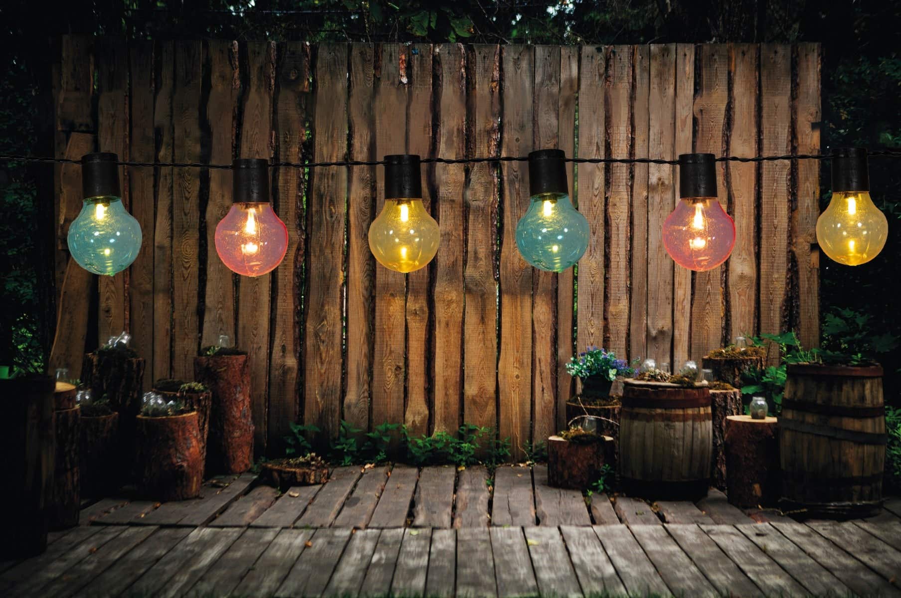 Anna's Collection feestverlichting zomer 20 lampjes warm wit 10 m