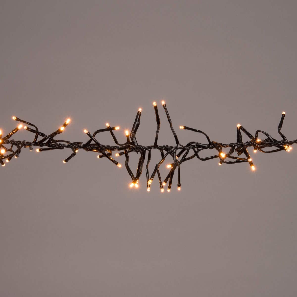 LED Classic Cluster Lights 1536 lampjes 9M - 4M Aanloopsnoer Zwart
