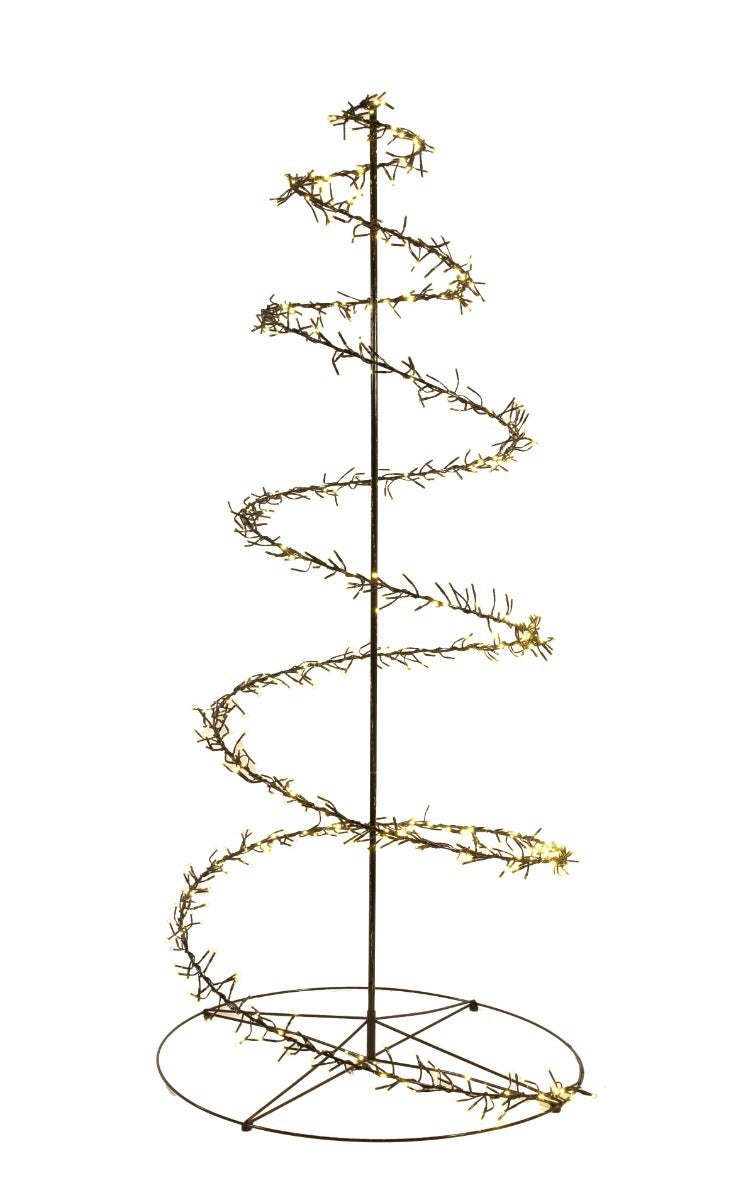 Anna's Collection boom swirl cluster zwart warm wit 160 x 75 cm