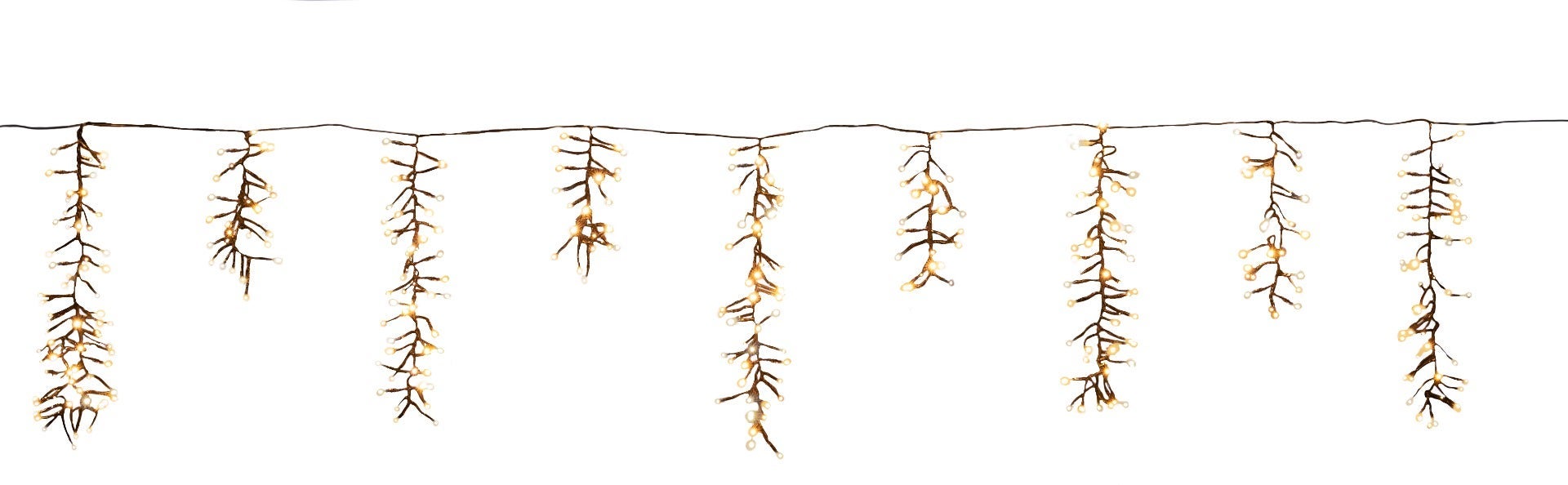 IJspegelverlichting cluster 1032 lampjes 29 pegels 7 m luxury color