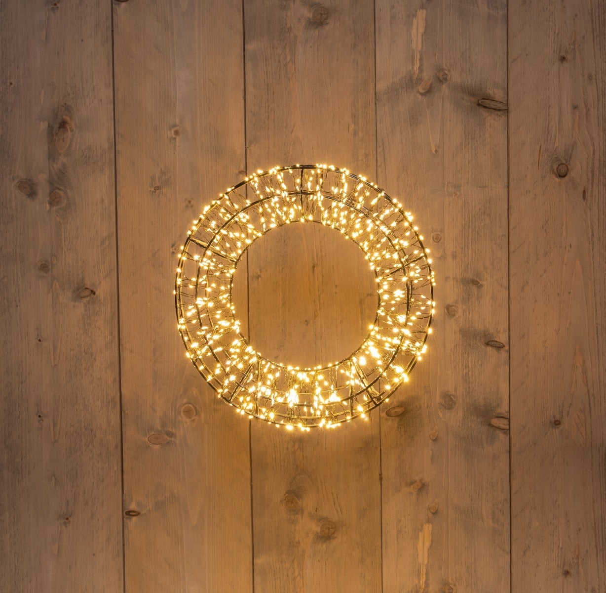 Krans verlicht 1200 lampjes 36 x 8