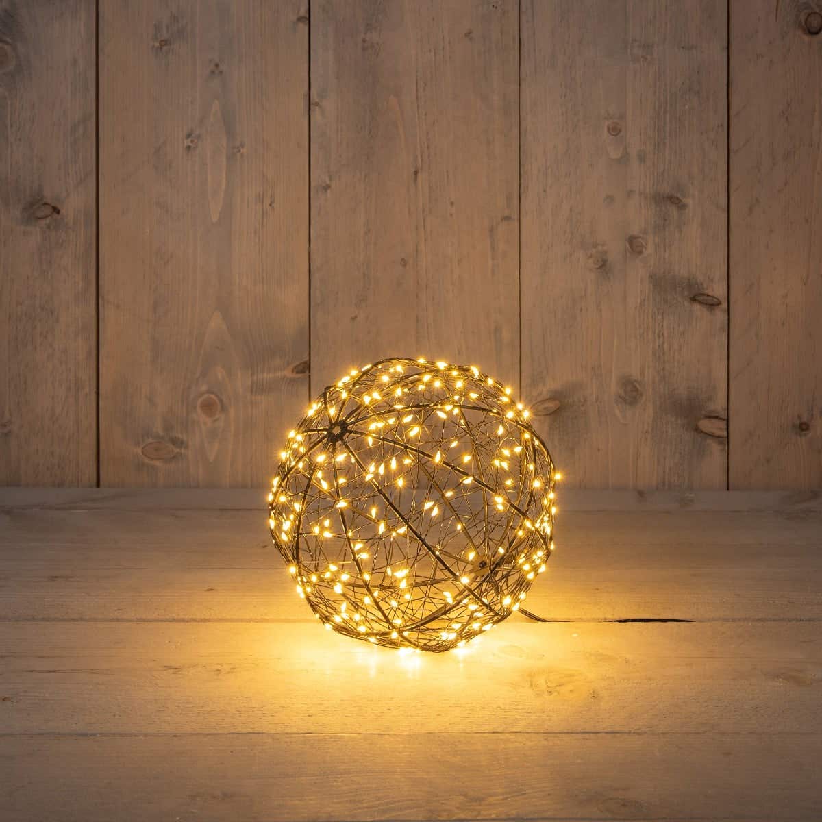 Anna's Collection Bal verlicht flash 200 lampjes 18 cm