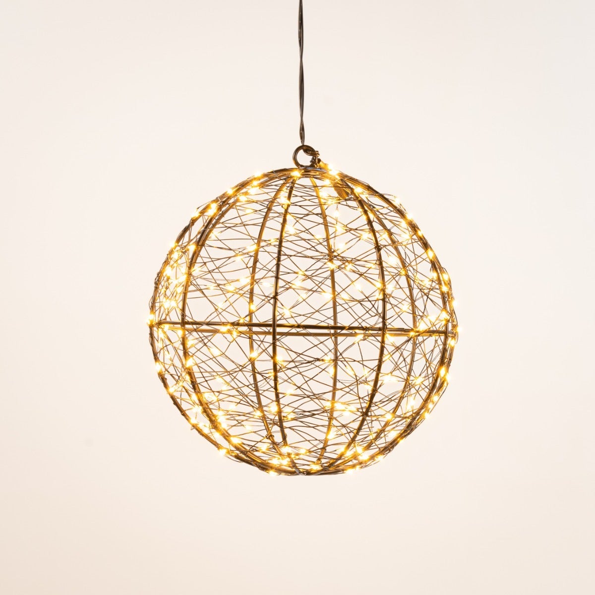 Anna's Collection Bal verlicht flash 200 lampjes 18 cm