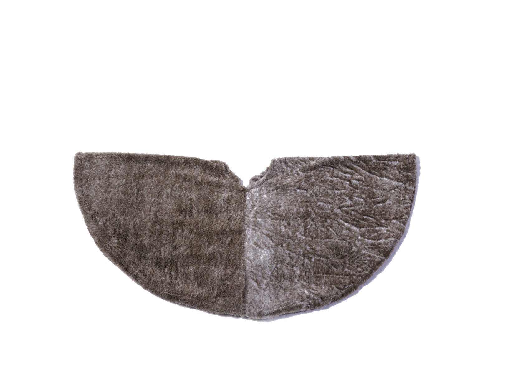 Kerstboomrok boomkleed imitatiebont bruin Ø 90cm