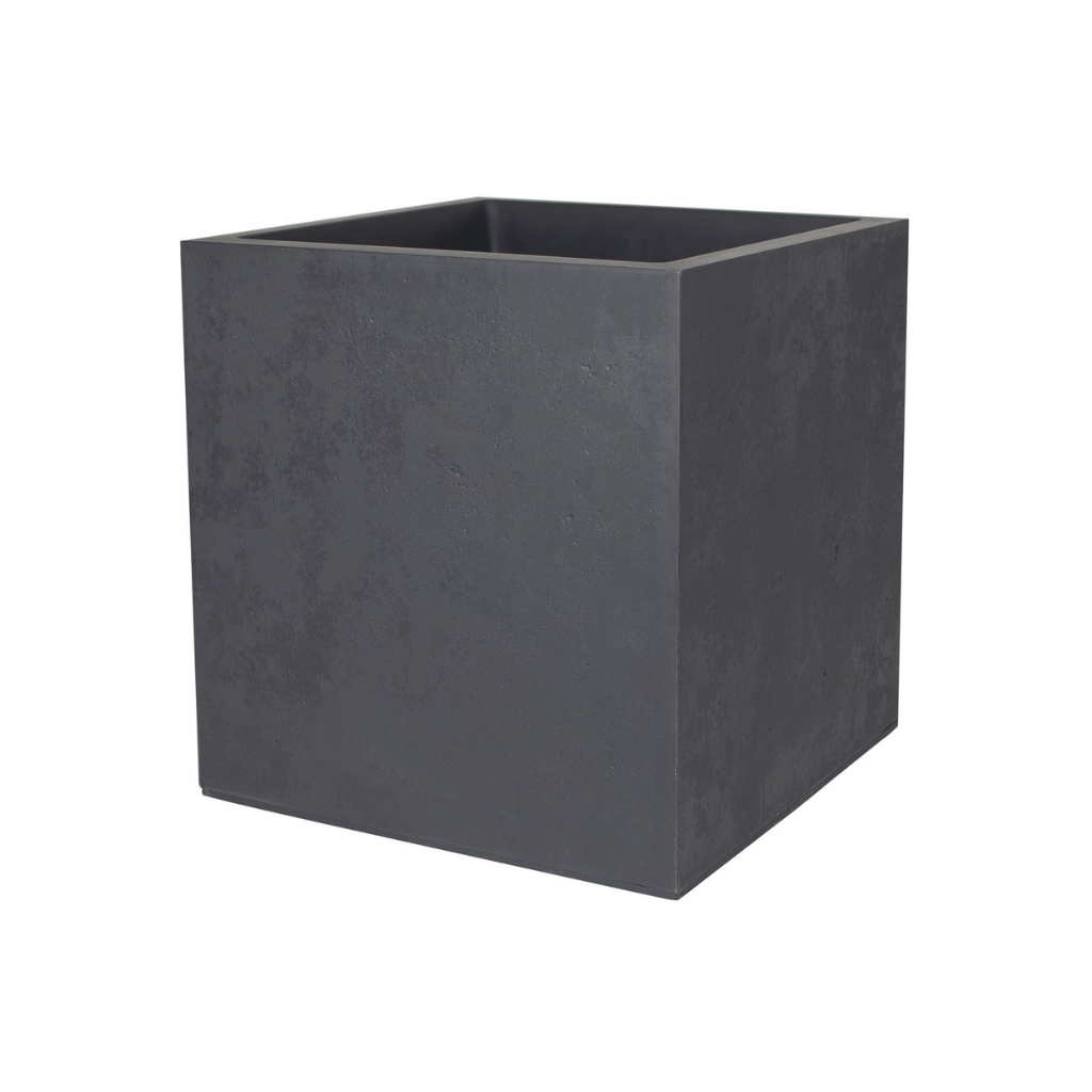 Eda Pot Basalt Vierkant Antraciet 495 x 495 x 495 cm