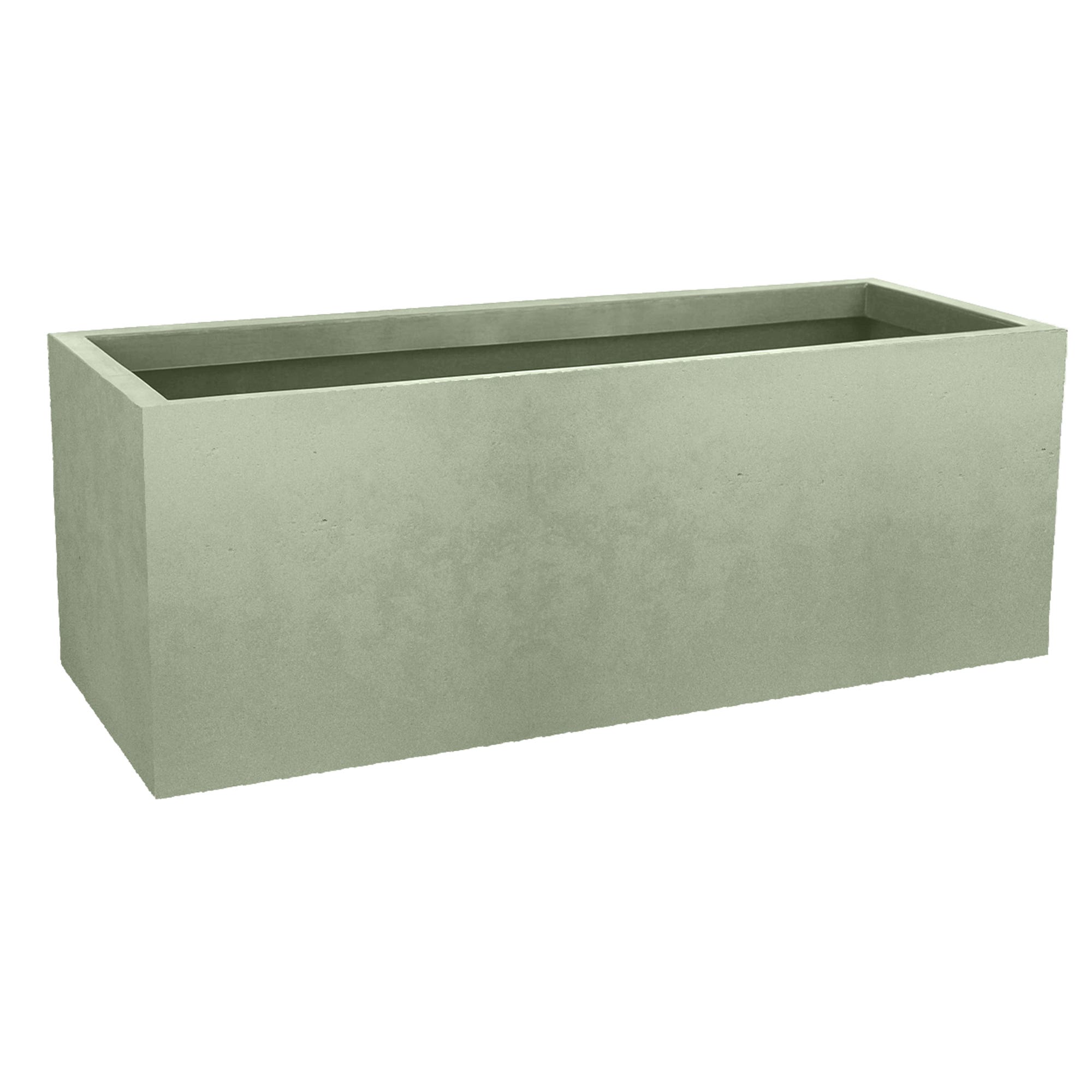 Eda Pot Basalt Up Rechthoek Almond Green 79.5 x 29.5 x 29.5 cm