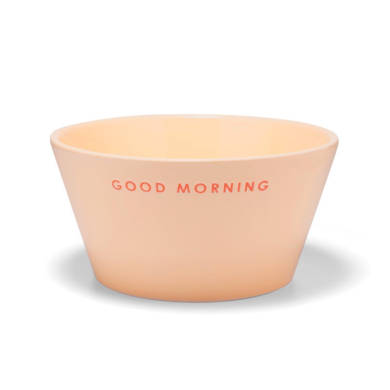 Vondels Ceramic bowl good morning camel 7 cm