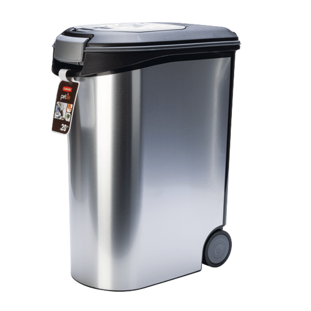 Beeztees Voedselcontainer Hond Curver Metallic Zilver 49 x 28 x 60 cm