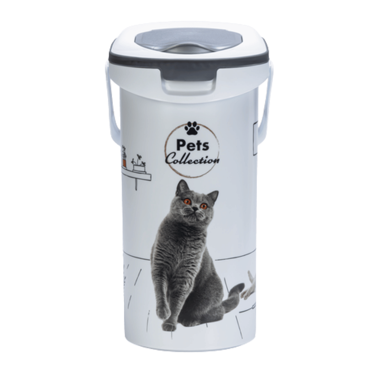 Curver Voedselcontainer Kat Pets Collection Wit 19 x 30 x 35 cm