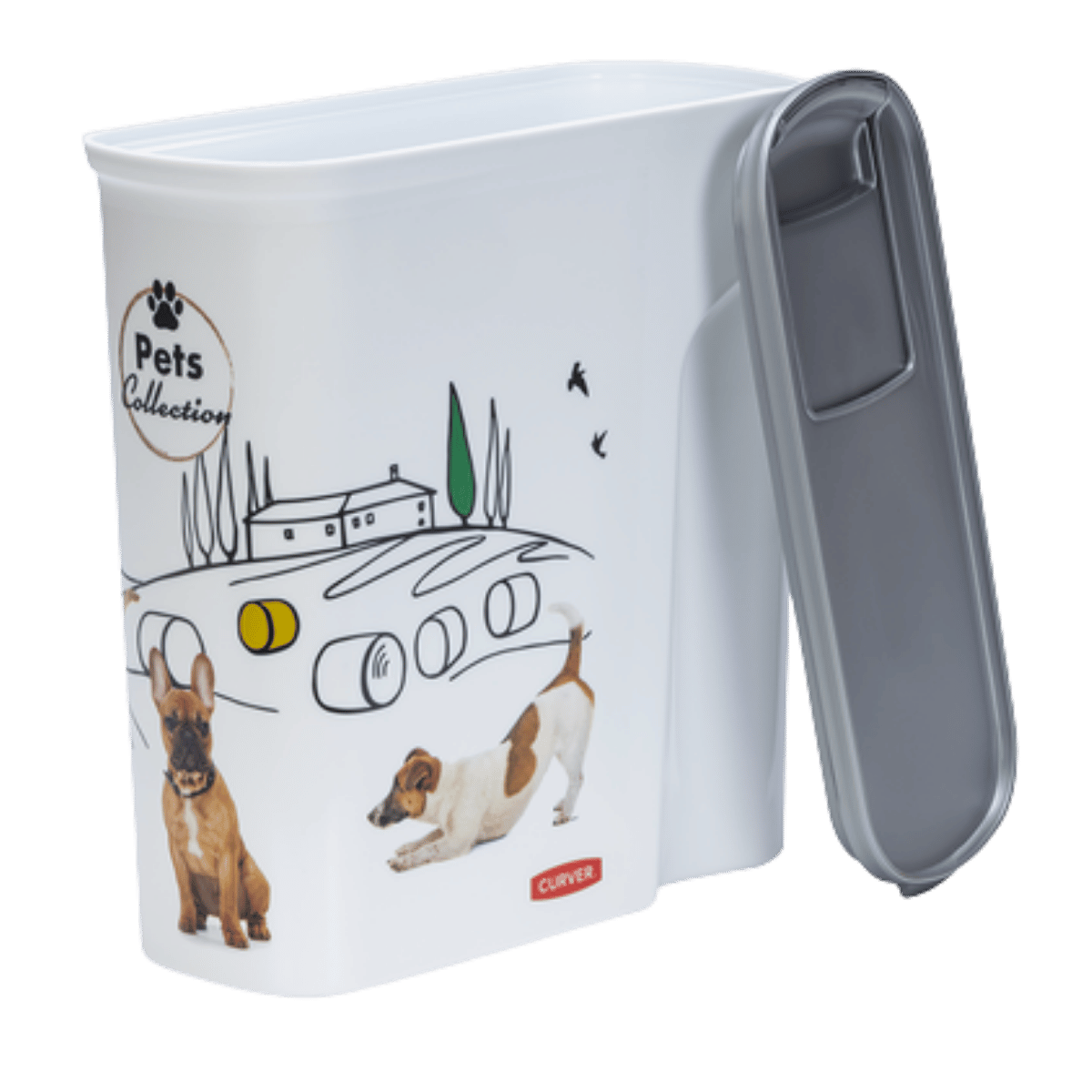 Curver Voedselcontainer Hond Pets Collection Wit 27 x 11 x 28 cm
