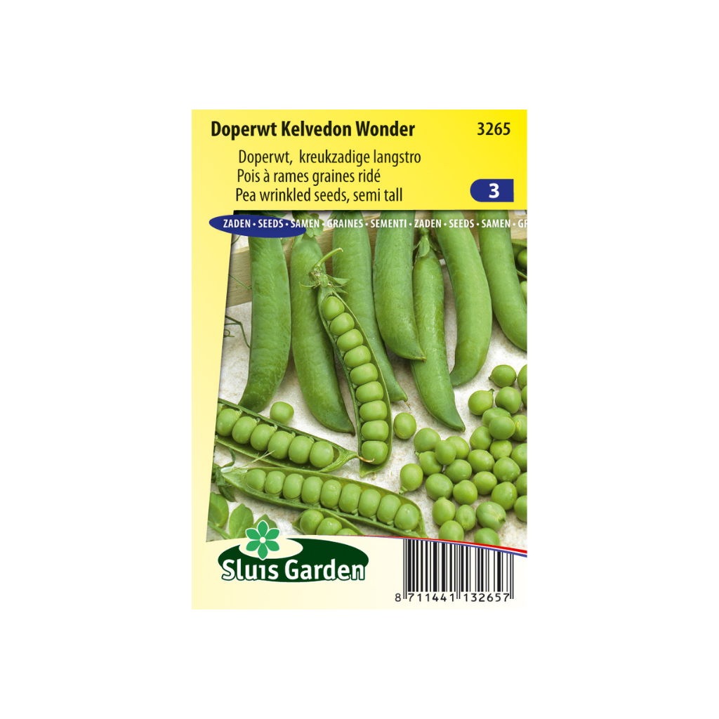 Erwt hoog kreukzadig Kelvedon Wonder