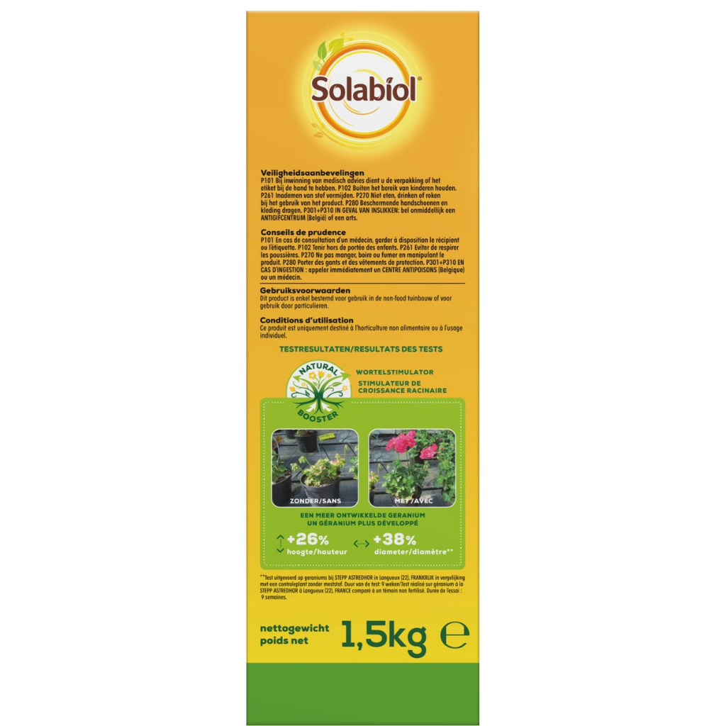 Solabiol Meststof bloeiende planten 1.5 kg