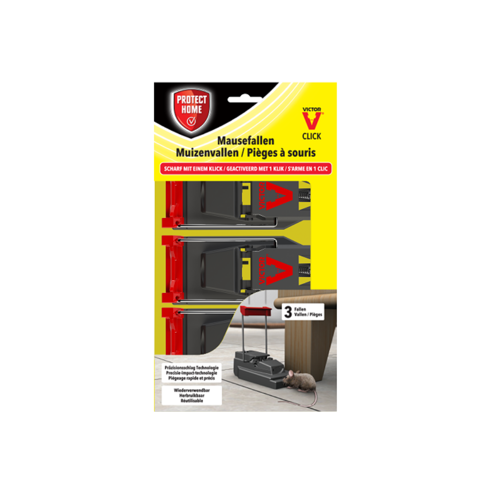 Protect Home Muizenval kunststof 3 stuks