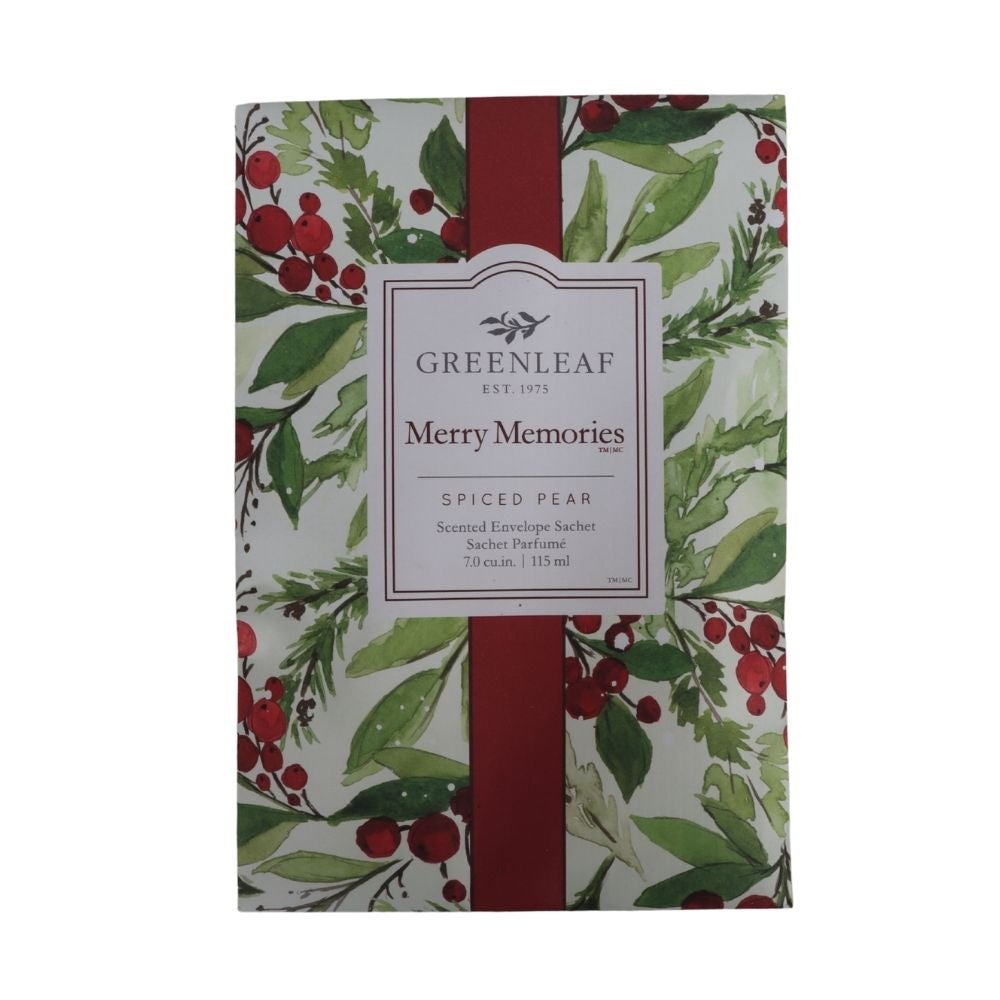 Home Society geurzakje Merry Memories Green 11.5 x 17 cm