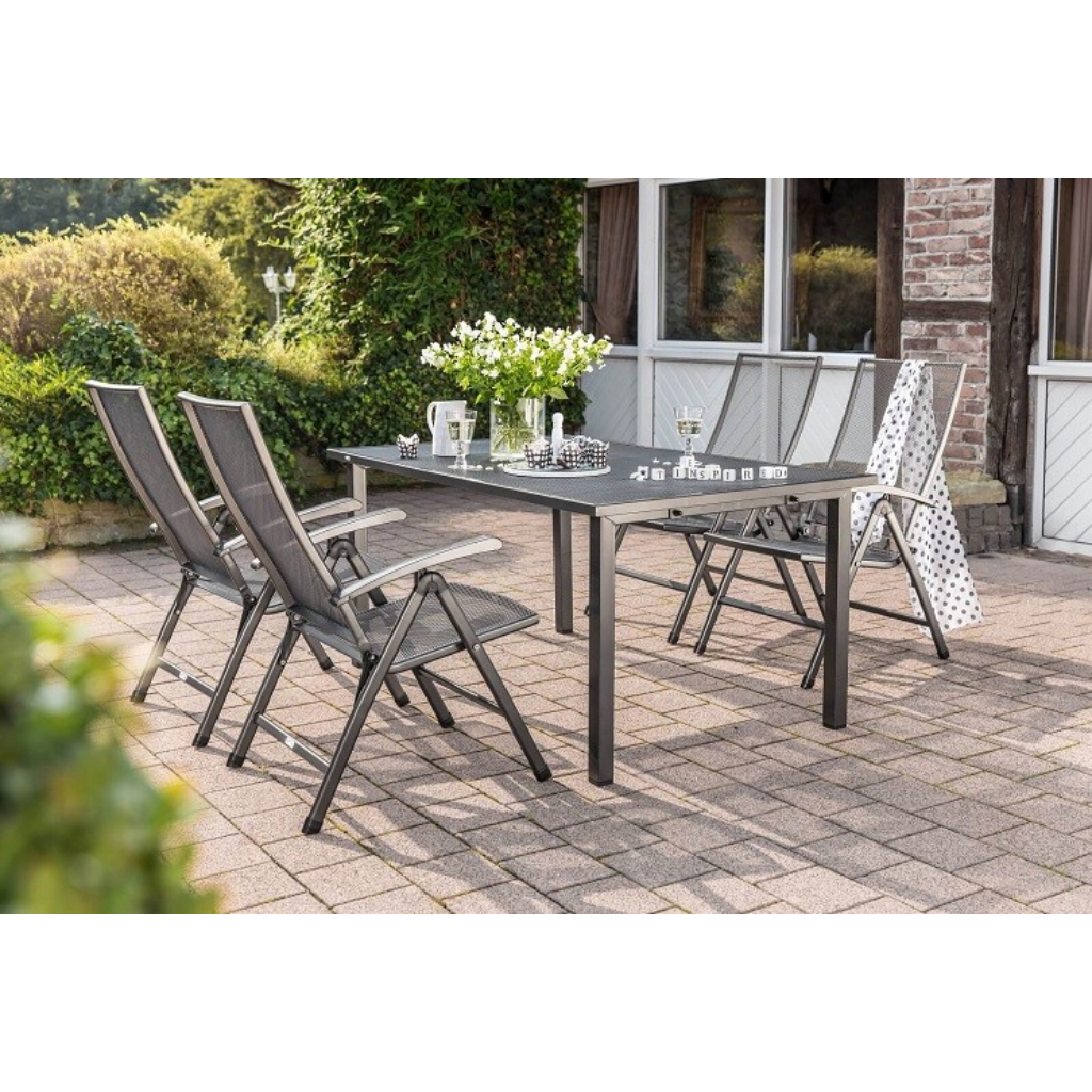 Engarden Loungestoel Siero Antraciet 89 x 60 x 14 cm