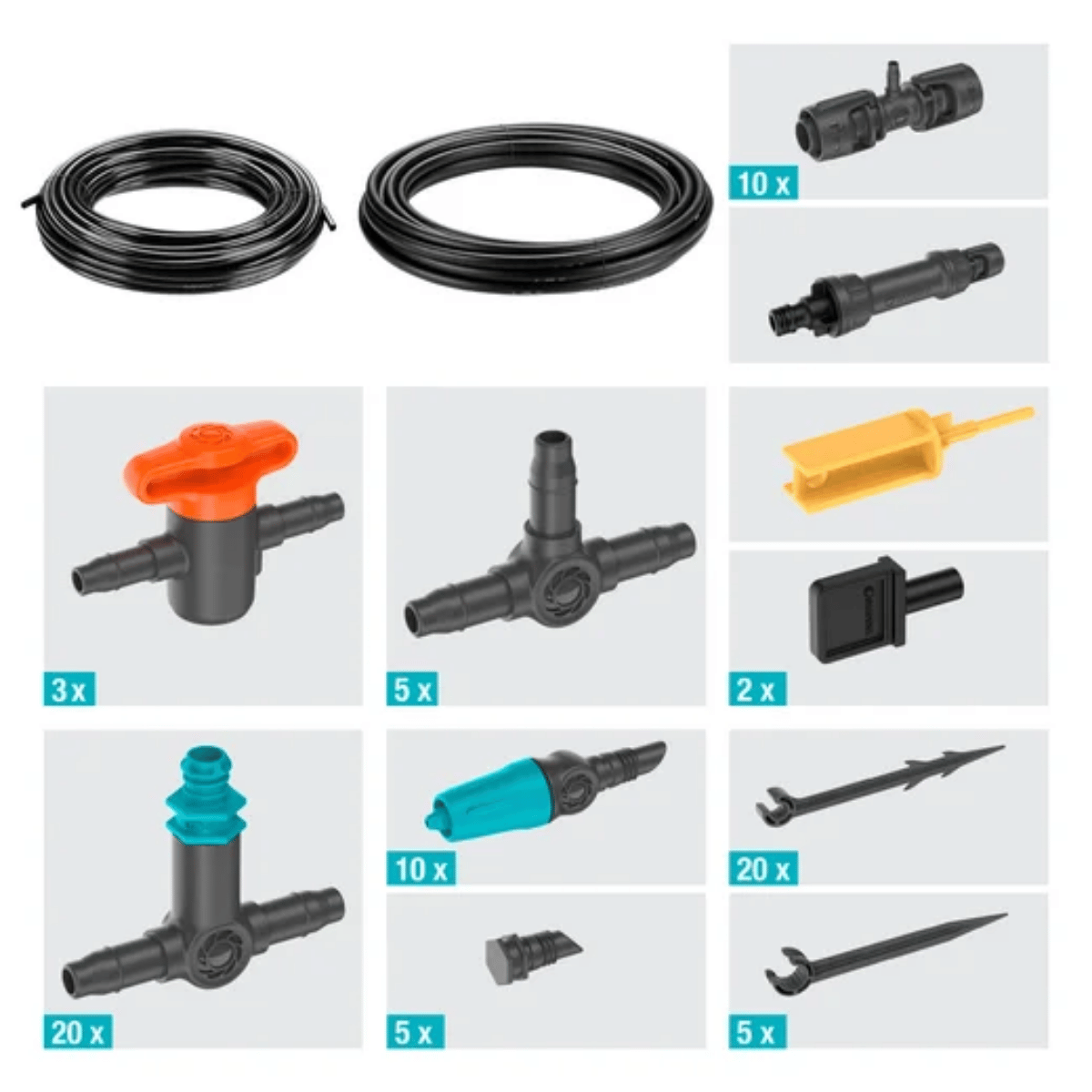 Gardena Startset Micro-Drip Systeem Terras 30 planten