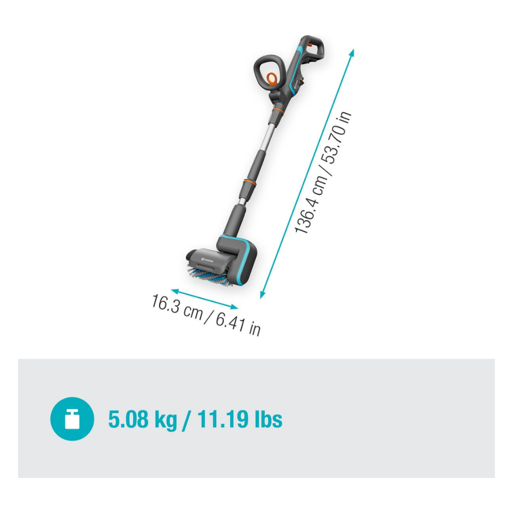 Gardena Accu-multireiniger Aquabrush P4A Set