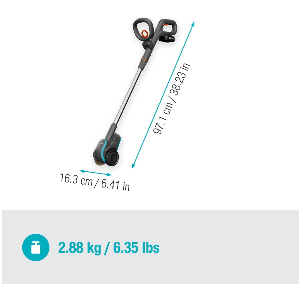 Gardena EasyWeed Accu-onkruidborstel 1800/18V P4A