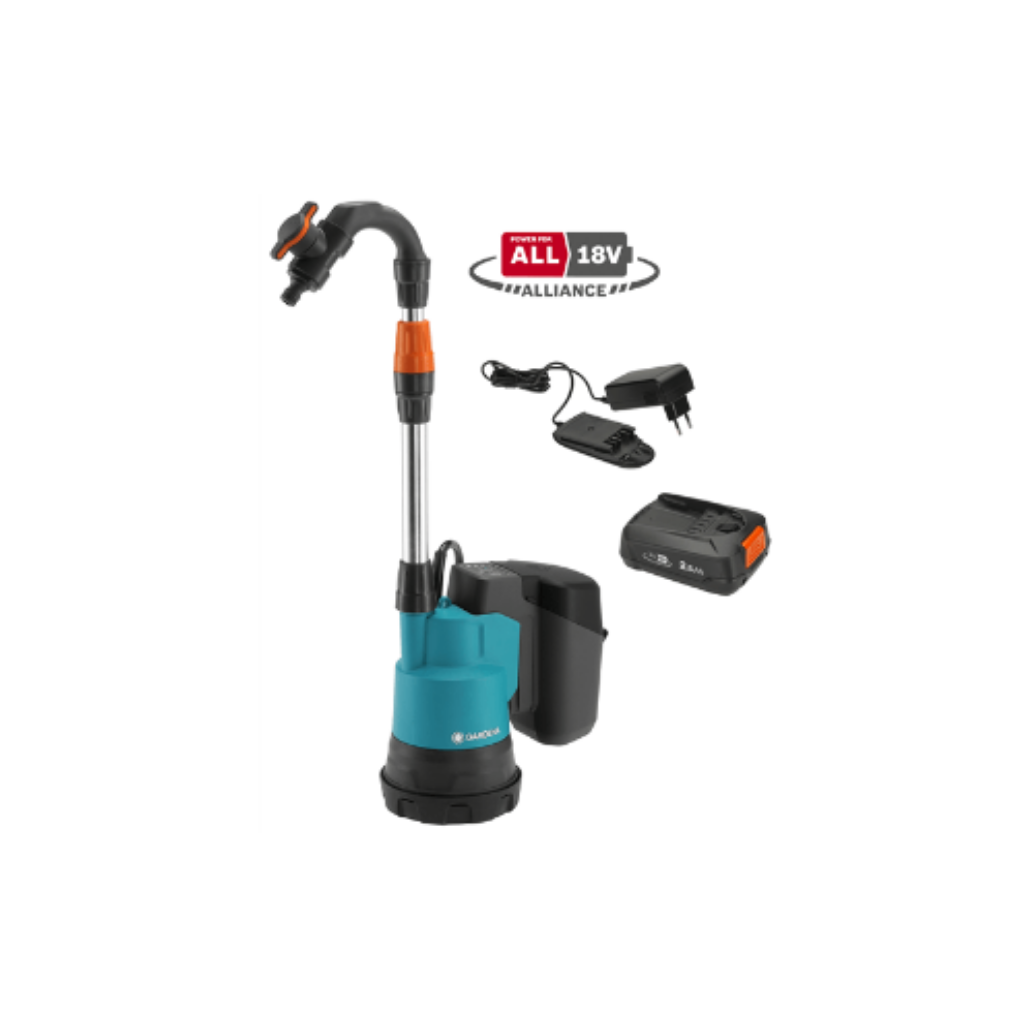 Gardena Accu regentonpomp 2000/2 18V P4A set