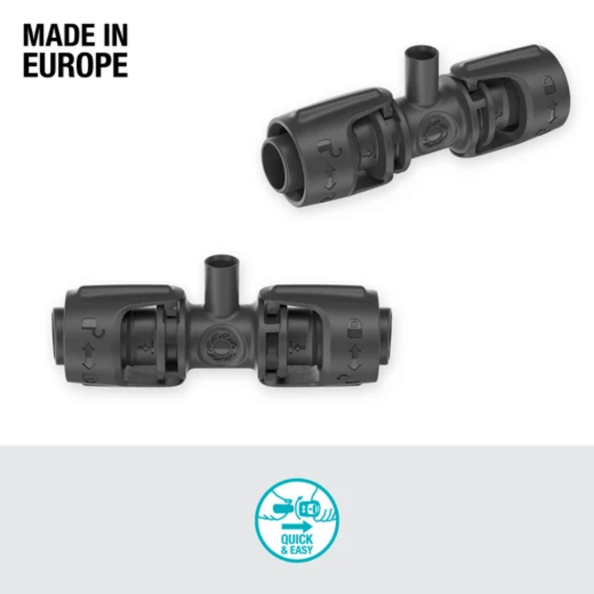 Gardena T-stuk 1/2" voor Sproeiers Micro-Drip Systeem