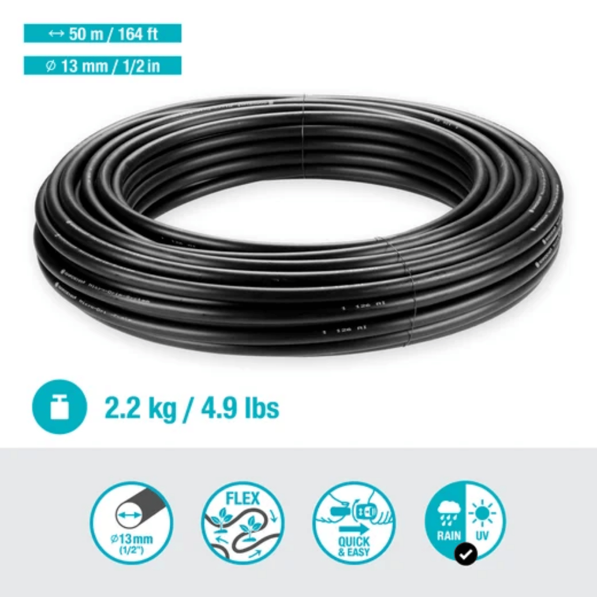 Gardena Koppelingsbuis Flex 13mm (1/2") 50m Micro Drip Systeem