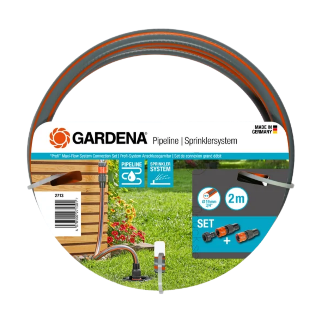 Gardena Profi Maxi-Flow System Aansluitgarnituur