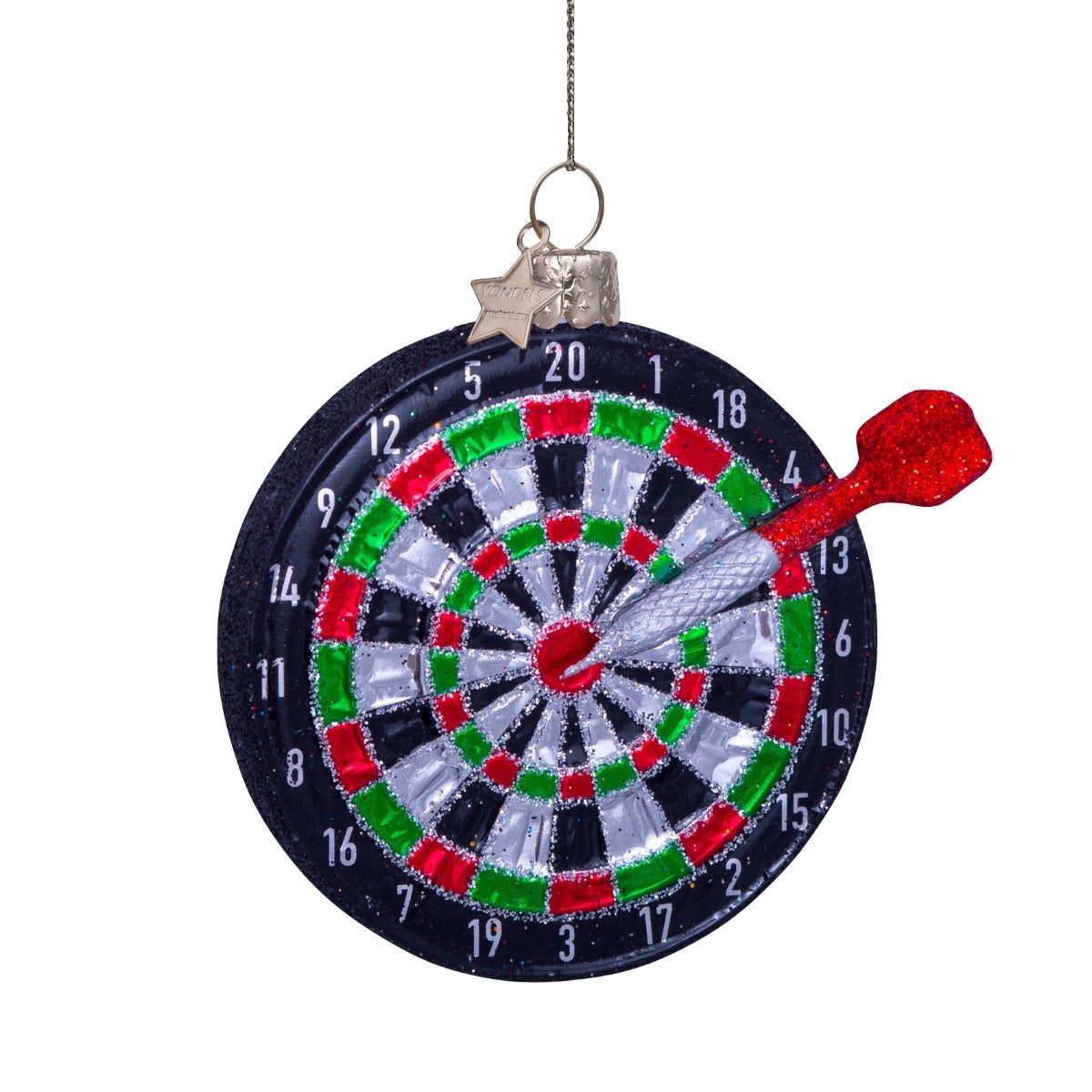 Vondels Kersthanger dartbord 8.5 cm